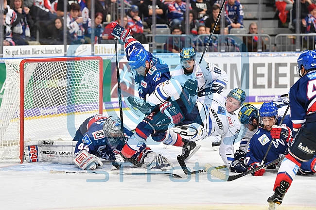 Adler Mannheim vs ERC Ingolstadt, Eishockey, DEL, Deutsche Eishockey Liga, Spieltag 45, 24.01.2018