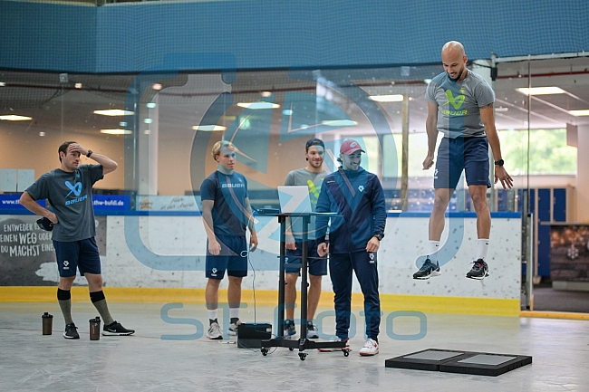 Eishockey, Herren, DEL, Saison 2023-2024, Vorbereitung, ERC Ingolstadt - Leistungstest, 05.08.2023