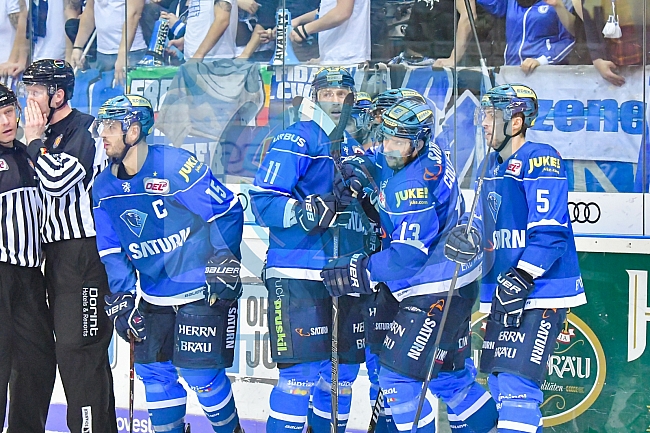 ERC Ingolstadt - Adler Mannheim, Eishockey, DEL, Deutsche Eishockey Liga, Playoffs, Viertelfinale, Spiel 5, 23.03.2018