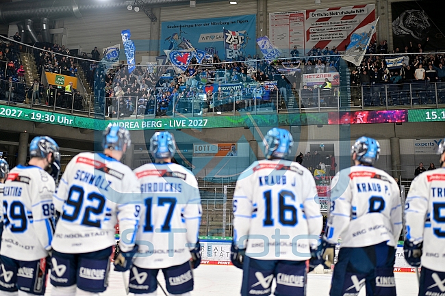 Eishockey, Herren, DEL, Saison 2025-2026, Spiel 39, Nürnberg Ice Tigers - ERC Ingolstadt, 11.01.2026