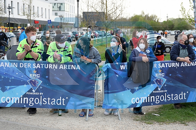 Playoffs, Eishockey, Herren, DEL, Saison 2020-2021, ERC Ingolstadt - Eisbären Berlin, 28.04.2021