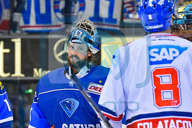 ERC Ingolstadt - Adler Mannheim, Eishockey, DEL, Deutsche Eishockey Liga, Playoffs, Viertelfinale, Spiel 5, 23.03.2018