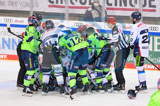 Eishockey, Herren, DEL, Saison 2020-2021, ERC Ingolstadt - Straubing Tigers, 10.02.2021