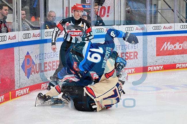 Eishockey, Herren, DEL, Saison 2024-2025, Playoffs Viertelfinale, Spiel 1, ERC Ingolstadt - Nürnberg Ice Tigers, 16.03.2025
