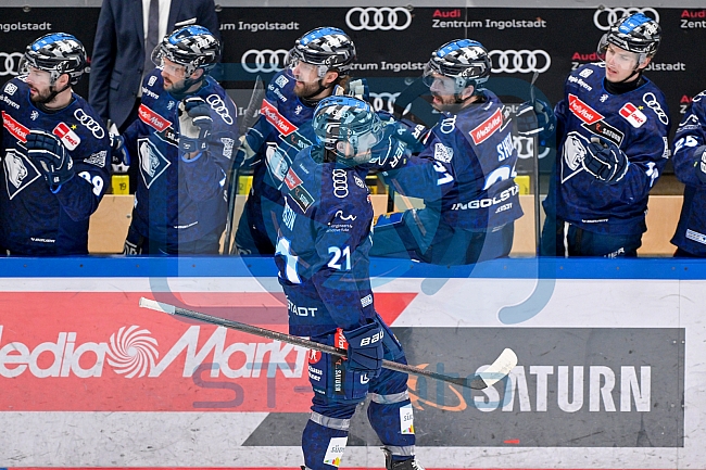 Eishockey, Herren, DEL, Saison 2024-2025, Playoffs Halbfinale, Spiel 1, ERC Ingolstadt - Kölner Haie, 02.04.2025