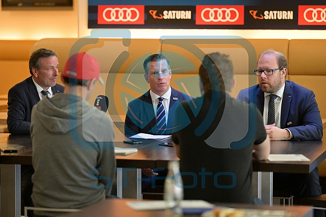 Eishockey, Herren, DEL, Saison 2021-2022, ERC Ingolstadt - Vorstellung Sportdirektor Tim Regan, 22.04.2022