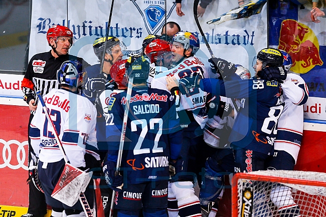 ERC Ingolstadt vs EHC Red Bull Muenchen, Eishockey, DEL, Deutsche Eishockey Liga, Spieltag 52, 06.03.2016