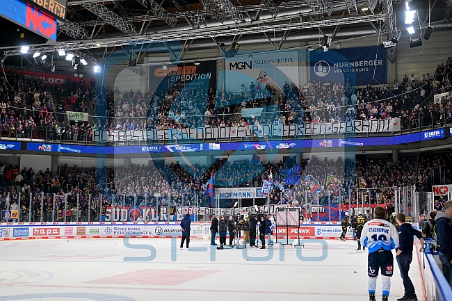 Eishockey, Herren, DEL, Saison 2024-2025, Playoffs Viertelfinale, Spiel 6, Nürnberg Ice Tigers - ERC Ingolstadt, 28.03.2025