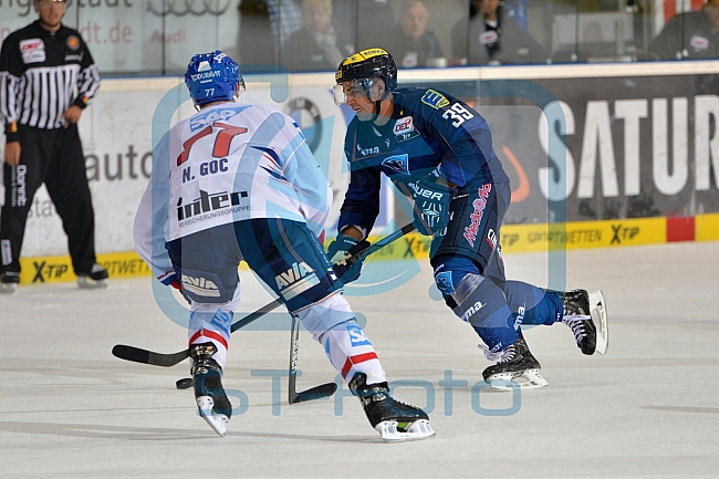 ERC Ingolstadt vs Adler Mannheim, Eishockey, DEL, Deutsche Eishockey Liga, Spieltag 2, 13.09.2015