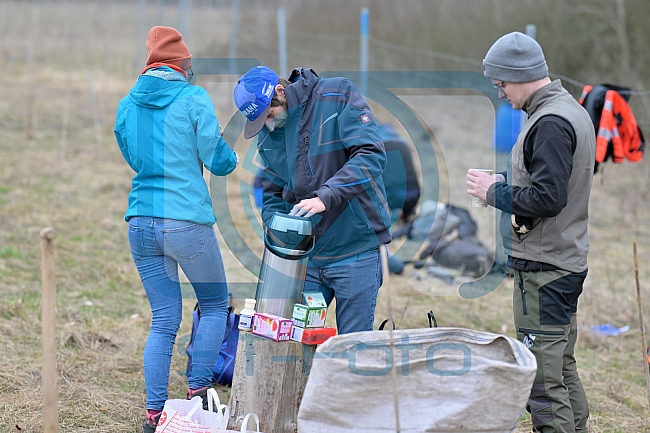 Eishockey, Herren, DEL, Saison 2023-2024, ERC Ingolstadt - Baumpflanzaktion, 02.03.2024
