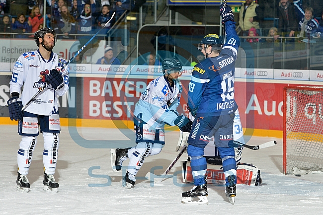 ERC Ingolstadt vs Iserlohn Roosters, Eishockey, DEL, Deutsche Eishockey Liga, Spieltag 27, 11.12.2016