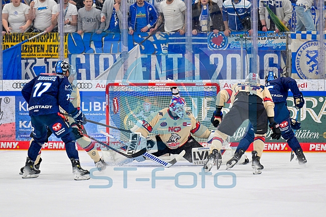 Eishockey, Herren, DEL, Saison 2024-2025, Playoffs Viertelfinale, Spiel 5, ERC Ingolstadt - Nürnberg Ice Tigers, 26.03.2025
