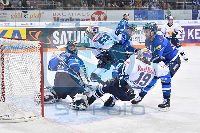ERC Ingolstadt vs EHC Red Bull Muenchen, Eishockey, DEL, Deutsche Eishockey Liga, Spieltag 40, 07.01.2018