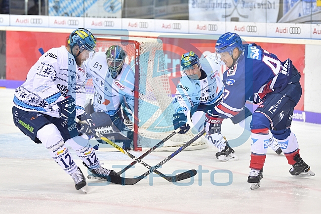 ERC Ingolstadt vs Adler Mannheim, Eishockey, DEL, Deutsche Eishockey Liga, Spieltag 28, 08.12.2017