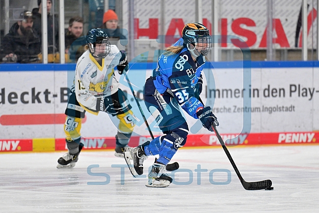 Eishockey, Frauen, DFEL, Saison 2023-2024, ERC Ingolstadt - Mad Dogs Mannheim, 18.02.2024