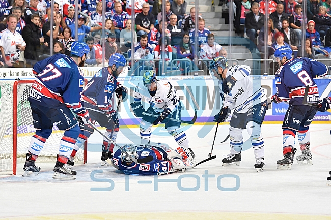 Adler Mannheim vs ERC Ingolstadt, Eishockey, DEL, Deutsche Eishockey Liga, Spieltag 10, 06.10.2017