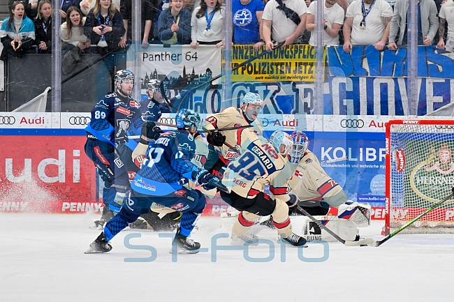 Eishockey, Herren, DEL, Saison 2024-2025, Playoffs Viertelfinale, Spiel 1, ERC Ingolstadt - Nürnberg Ice Tigers, 16.03.2025