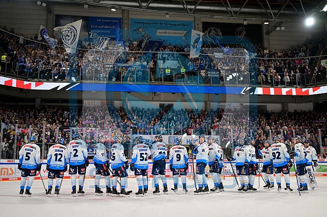 Eishockey, Herren, DEL, Saison 2024-2025, Playoffs Viertelfinale, Spiel 6, Nürnberg Ice Tigers - ERC Ingolstadt, 28.03.2025