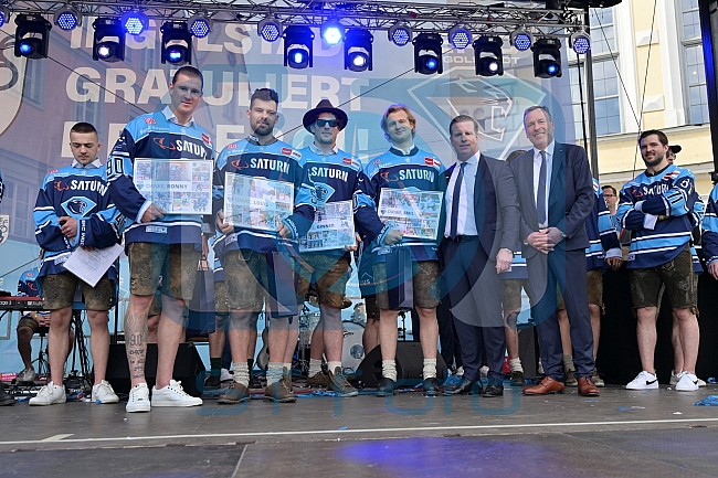 Eishockey, Herren, DEL, Saison 2022-2023, ERC Ingolstadt - Saisonabschlussfeier, 29.04.2023