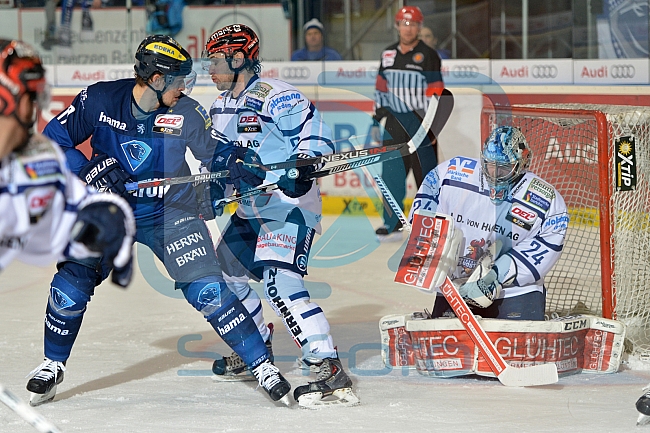 ERC Ingolstadt vs Iserlohn Roosters, Eishockey, DEL, Deutsche Eishockey Liga, 28.02.2016