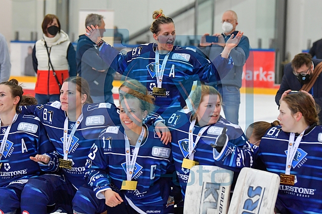 Eishockey, Frauen, DFEL, Playoffs Finale Spiel 4, Saison 2021-2022, ERC Ingolstadt - ECDC Memmingen Indians, 20.03.2022