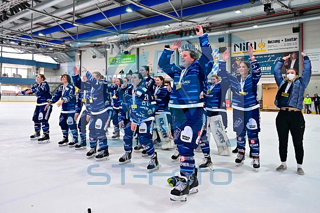 Eishockey, Frauen, DFEL, Playoffs Finale Spiel 4, Saison 2021-2022, ERC Ingolstadt - ECDC Memmingen Indians, 20.03.2022