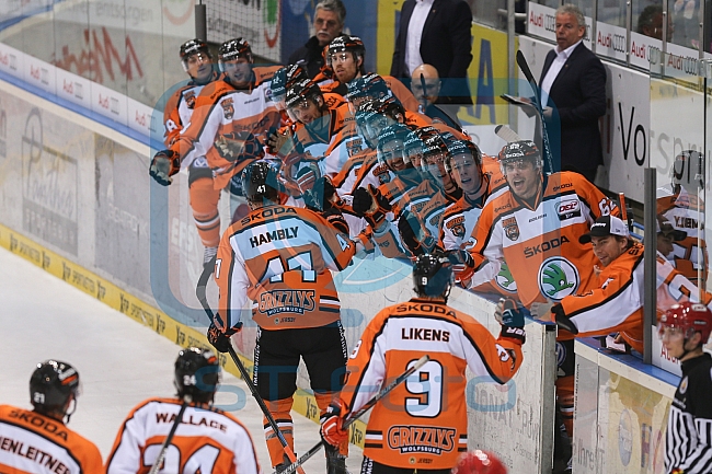 ERC Ingolstadt - Grizzlys Wolfsburg, Eishockey, DEL, Deutsche Eishockey Liga, Spieltag 12, 18.10..2015