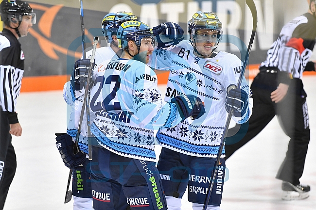 ERC Ingolstadt vs Adler Mannheim, Eishockey, DEL, Deutsche Eishockey Liga, Spieltag 28, 08.12.2017
