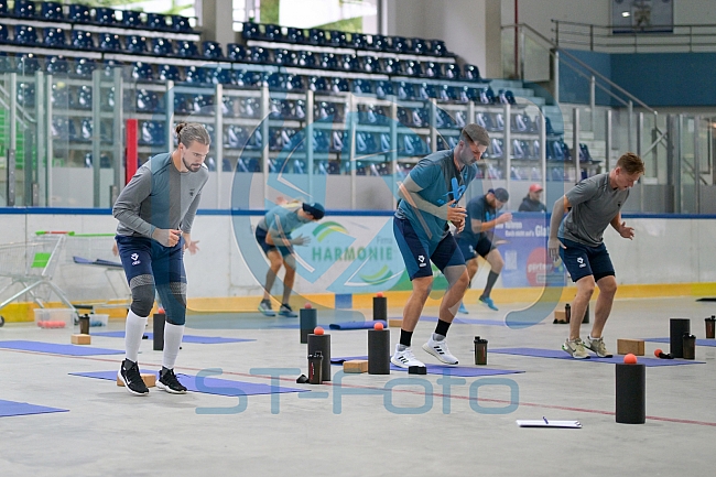 Eishockey, Herren, DEL, Saison 2023-2024, Vorbereitung, ERC Ingolstadt - Leistungstest, 05.08.2023