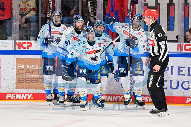 Eishockey, Herren, DEL, Saison 2024-2025, Playoffs Viertelfinale, Spiel 6, Nürnberg Ice Tigers - ERC Ingolstadt, 28.03.2025