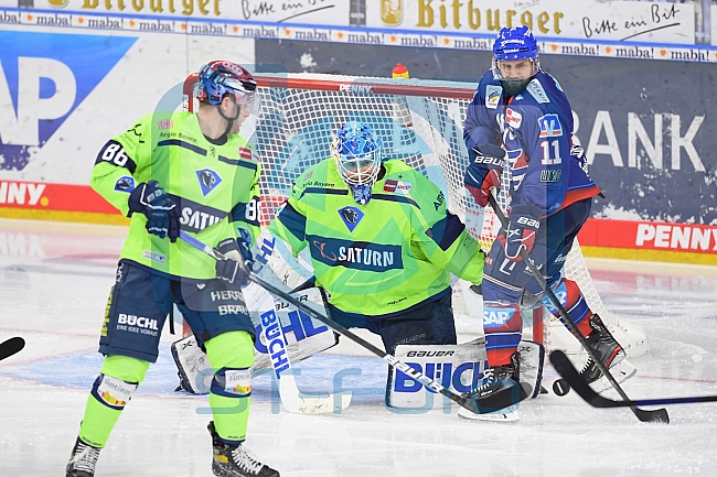 Eishockey, Herren, DEL, Saison 2020-2021, Adler Mannheim - ERC Ingolstadt, 15.02.2021
