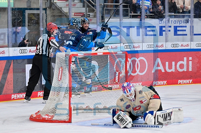 Eishockey, Herren, DEL, Saison 2024-2025, Playoffs Viertelfinale, Spiel 3, ERC Ingolstadt - Nürnberg Ice Tigers, 21.03.2025