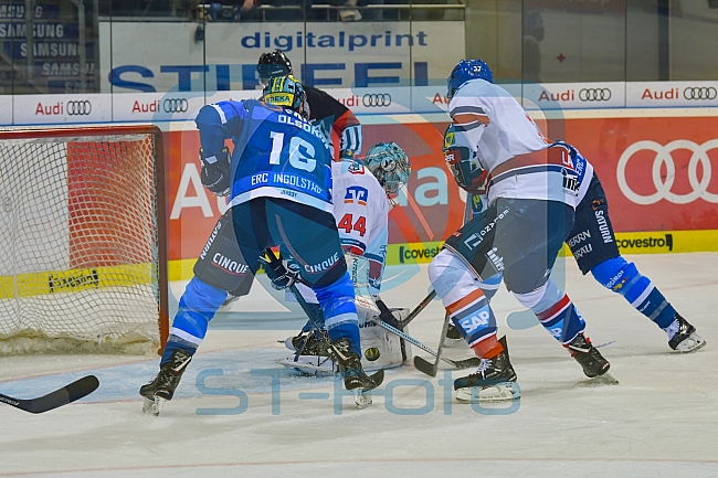 ERC Ingolstadt - Adler Mannheim, Eishockey, DEL, Deutsche Eishockey Liga, Playoffs, Viertelfinale, Spiel 5, 23.03.2018