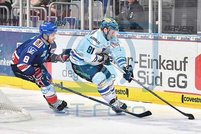Adler Mannheim vs ERC Ingolstadt, Eishockey, DEL, Deutsche Eishockey Liga, Spieltag 39, 24.01.2018