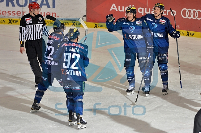 ERC Ingolstadt vs Iserlohn Roosters, Eishockey, DEL, Deutsche Eishockey Liga, 28.02.2016