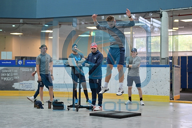 Eishockey, Herren, DEL, Saison 2023-2024, Vorbereitung, ERC Ingolstadt - Leistungstest, 05.08.2023