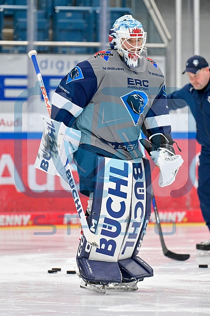 Eishockey, Herren, DEL, Saison 2024-2025, ERC Ingolstadt - Training mit Torwart Christian Heljanko, 28.01.2025