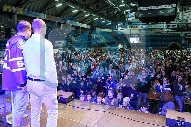 Abschlussfeier der Saison 2017 / 2018 in der Spielstaette des ERC Saturn Arena