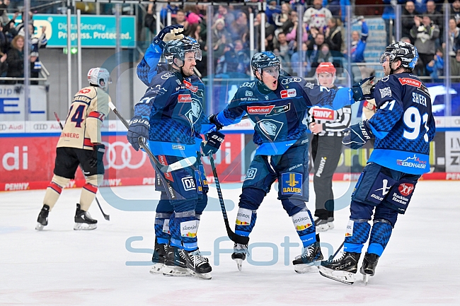 Eishockey, Herren, DEL, Saison 2024-2025, Playoffs Viertelfinale, Spiel 1, ERC Ingolstadt - Nürnberg Ice Tigers, 16.03.2025