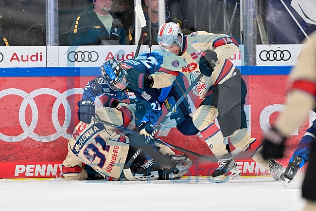 Eishockey, Herren, DEL, Saison 2024-2025, Playoffs Viertelfinale, Spiel 3, ERC Ingolstadt - Nürnberg Ice Tigers, 21.03.2025