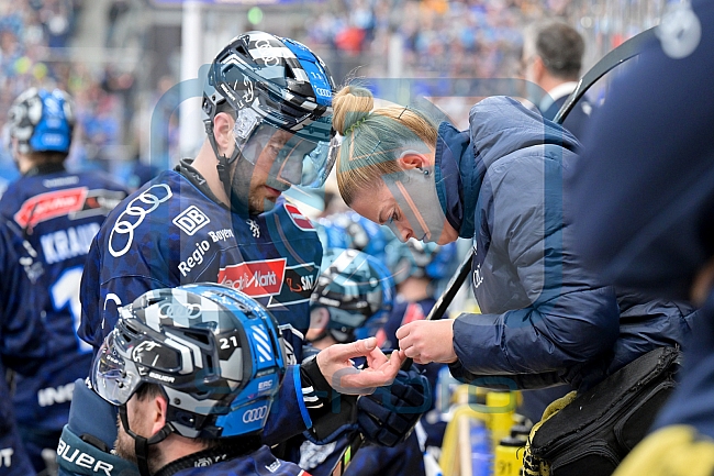 Eishockey, Herren, DEL, Saison 2024-2025, Playoffs Viertelfinale, Spiel 5, ERC Ingolstadt - Nürnberg Ice Tigers, 26.03.2025