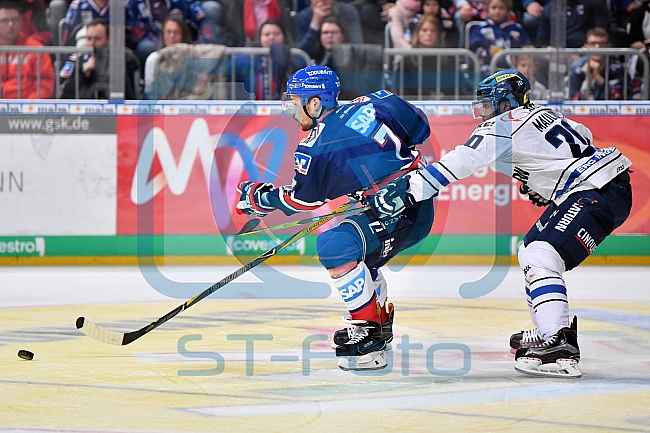 Adler Mannheim vs ERC Ingolstadt, Eishockey, DEL, Deutsche Eishockey Liga, Playoffs, Spiel 2, 16.03.2018