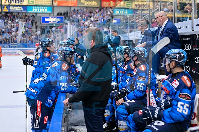 Eishockey, Herren, DEL, Saison 2025-2026, Playoffs Halbfinale, Spiel 3, ERC Ingolstadt - Grizzlys Wolfsburg, 19.09.2025