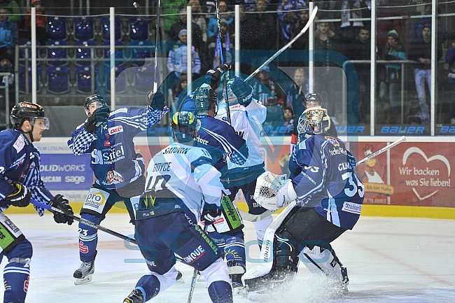 Straubing Tigers vs ERC Ingolstadt, Eishockey, DEL, Deutsche Eishockey Liga, Spieltag 28, 18.12.2016