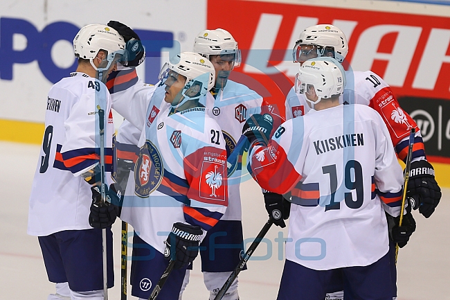 INGOLSTADT, GERMANY - SEPTEMBER 03:  Champions Hockey League ERC Ingolstadt vs Vaxjo Lakers am September 3, 2015 in Ingolstadt, Germany. 
