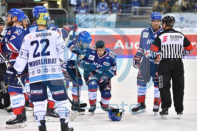 ERC Ingolstadt vs Adler Mannheim, Eishockey, DEL, Deutsche Eishockey Liga, Spieltag 28, 08.12.2017