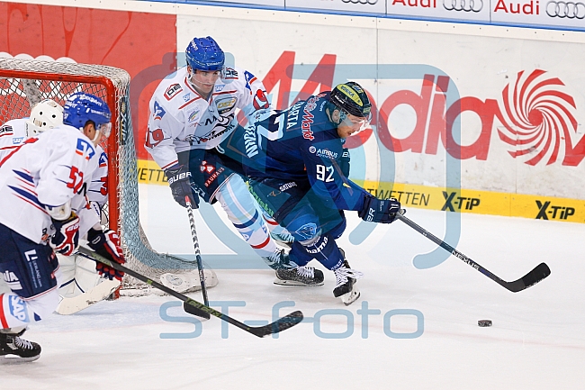ERC Ingolstadt - Adler Mannheim, Eishockey, DEL, Deutsche Eishockey Liga, Spieltag 47, 24.02.2016