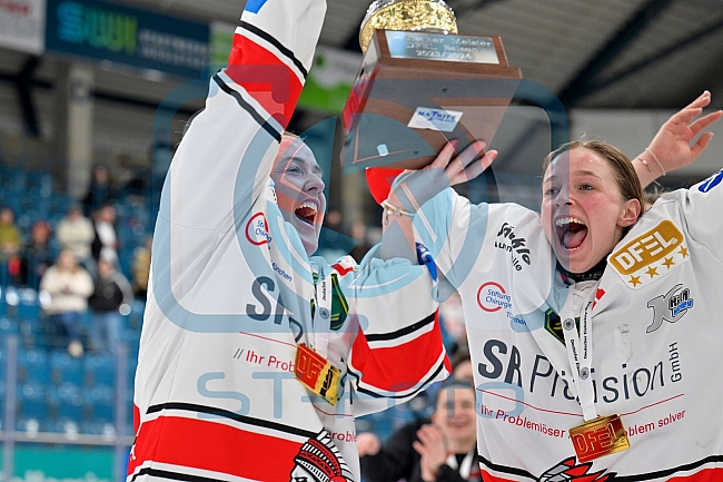 Eishockey, Frauen, DFEL, Playoffs, Finale, Spiel 3, Saison 2023-2024, ERC Ingolstadt - ECDC Memmingen Indians, 23.03.2024