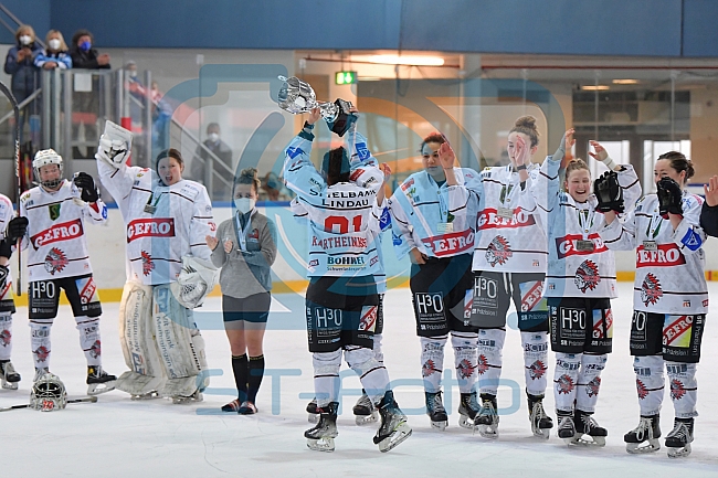 Eishockey, Frauen, DFEL, Playoffs Finale Spiel 4, Saison 2021-2022, ERC Ingolstadt - ECDC Memmingen Indians, 20.03.2022