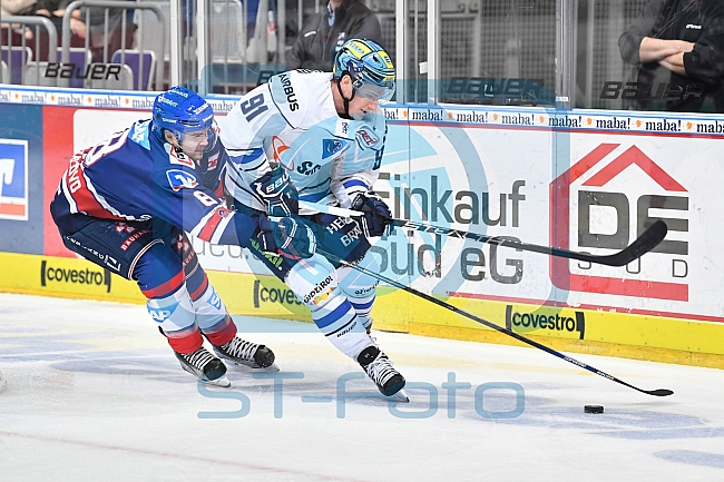 Adler Mannheim vs ERC Ingolstadt, Eishockey, DEL, Deutsche Eishockey Liga, Spieltag 39, 24.01.2018